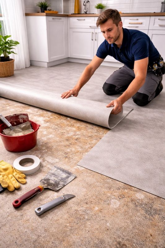 Linoleum Floor Installation in Haines City, FL