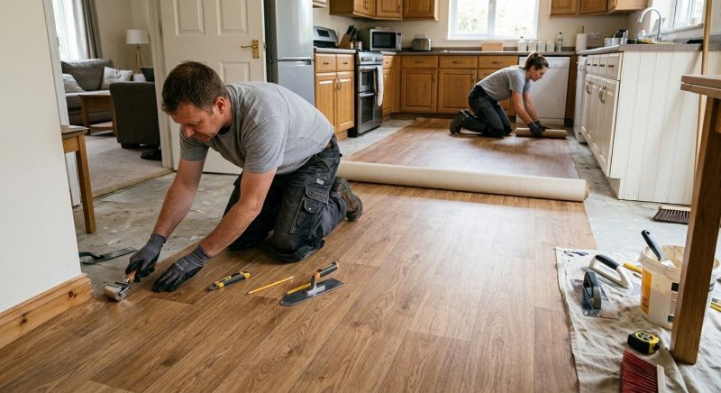 Linoleum Flooring Replacement in Saint Cloud, FL