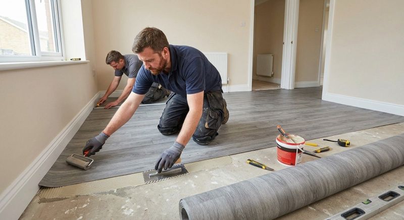Sheet Linoleum Installation in Orange County, FL